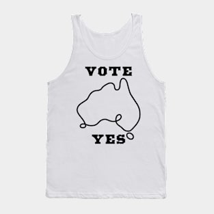 Vote Yes Design Tank Top